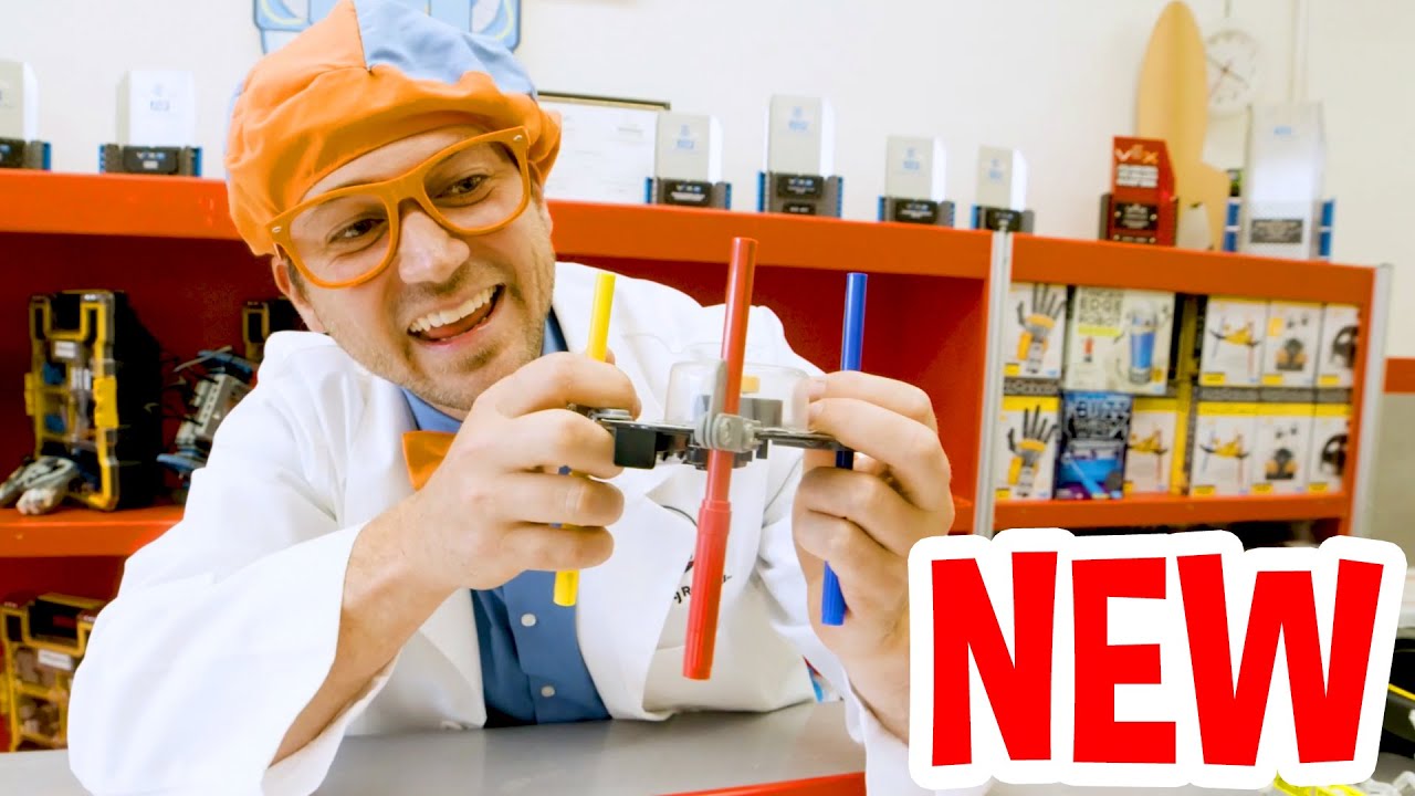 Blippi STEM Learning at The Rolling Robots For Kids | BRAND NEW BLIPPI | Educational Videos For Kids