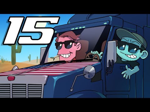 SuperMega Plays AMERICAN TRUCK SIMULATOR - EP 15: Double Trouble