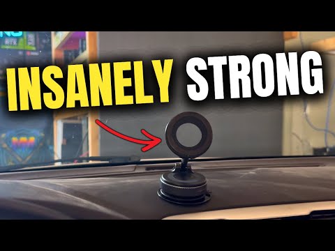 VURUPZAKS Car Phone Holder with Suction Cup Telescopic Dashboard Mobile Cell Support Bracket Car Navigation Bracket for 5-9CM Width Phones(Sucker Holder Hose) video review thumbnail