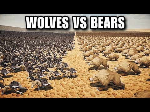 500,000 WOLVES VS 50,000 BEARS | Ultimate Epic Battle Simulator 2 | UEBS 2