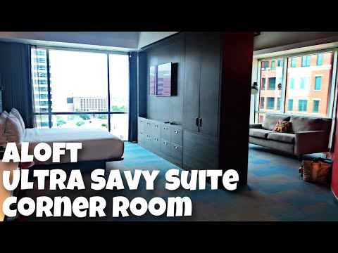 Aloft Hotel + Lobby & Room Full Tour