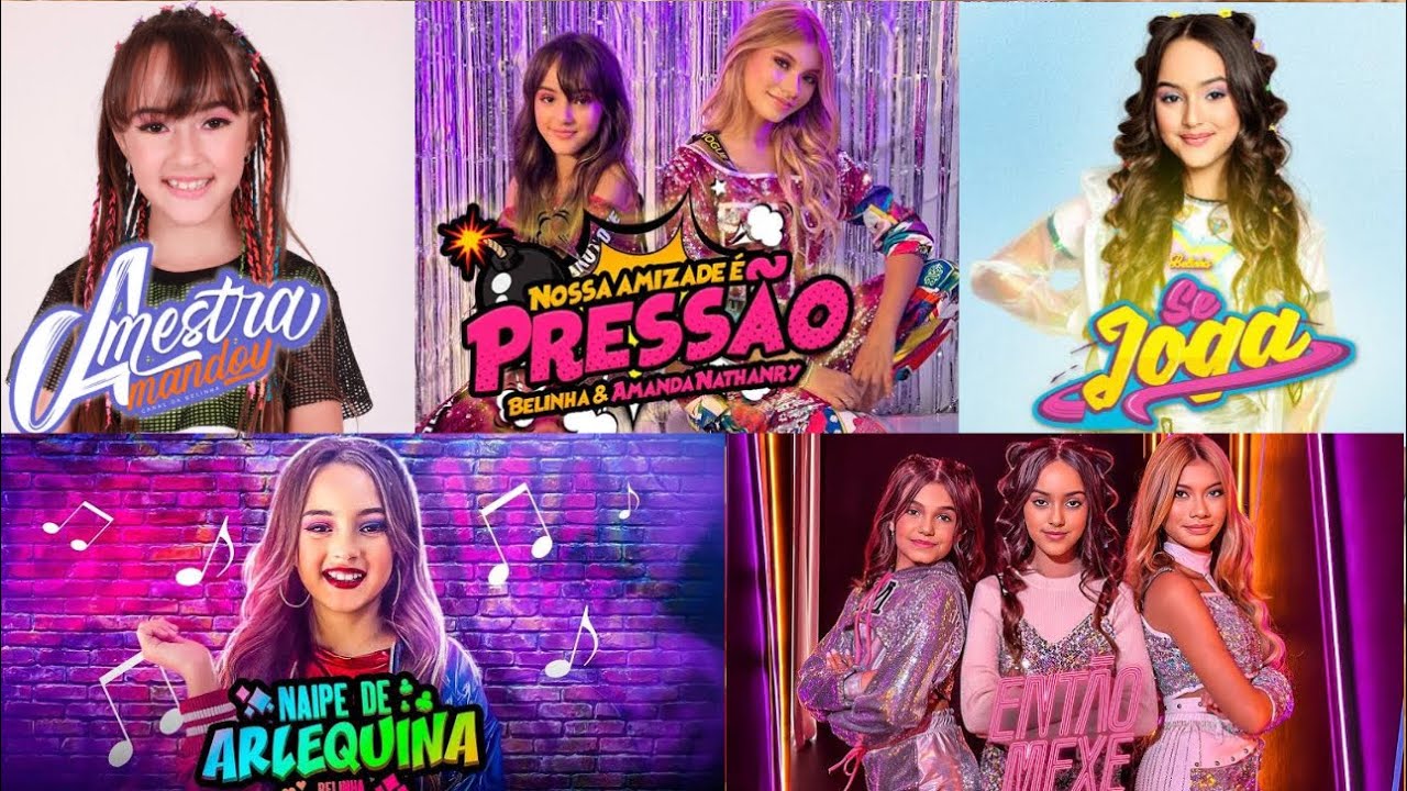 TODAS AS MÚSICAS E CLIPES DA BELINHA JUNTOS EM UM VÍDEO SÓ