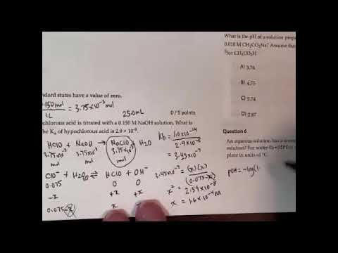 Final Review - General Chemistry II