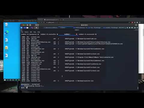 TA505+ Adversary Simulation:  Exploitation - 2 Stealing SYSTEM Token and Giving it to Meterpreter