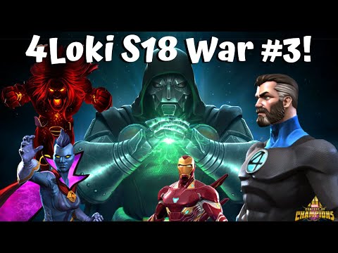High Tier 4Loki Alliance War Season 18 #3! - Marvel Contest of Champions