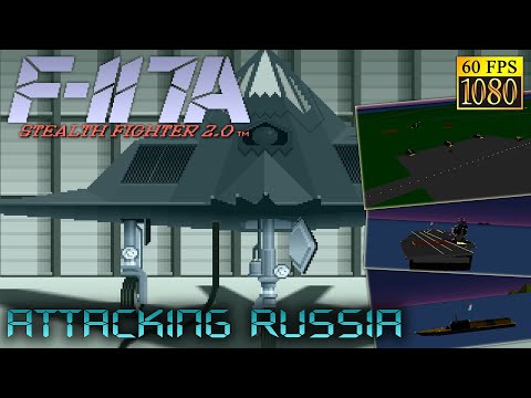 F-117A Nighthawk Stealth Fighter 2.0. Attacking russia [HD 1080p 60fps]