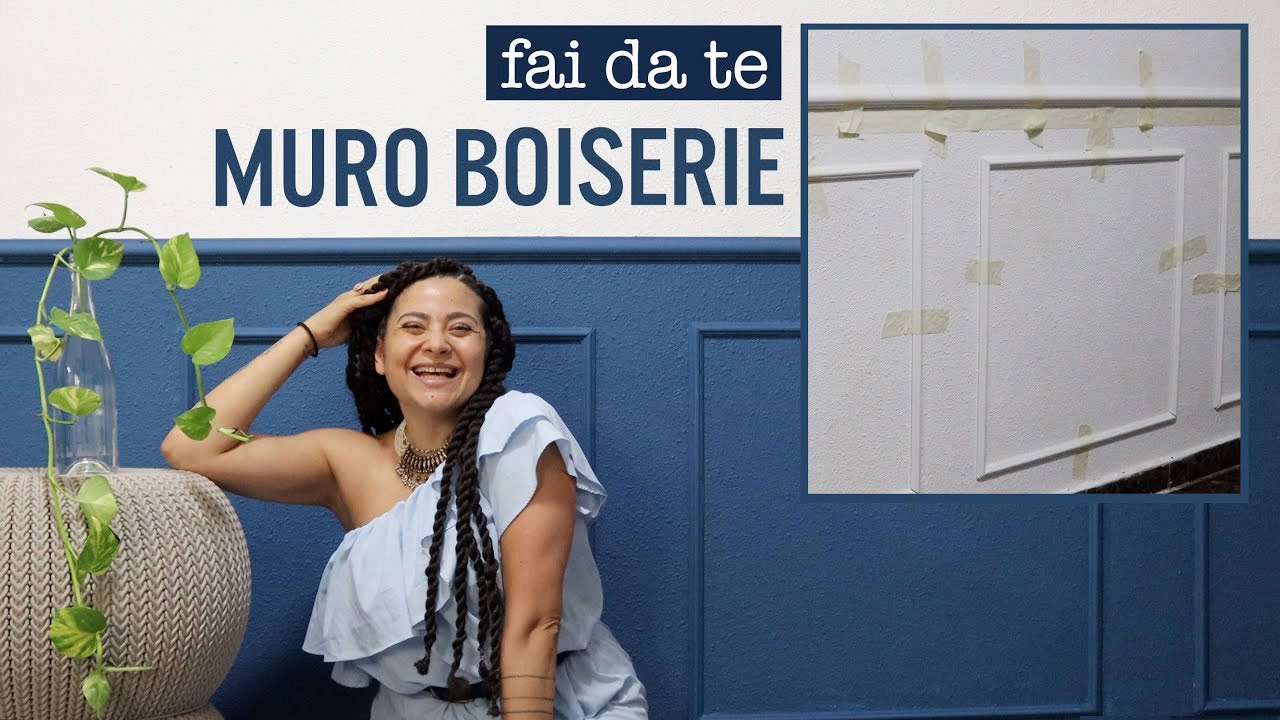 COME FARE UN MURO BOISERIE * DIY installazione muro modulare
