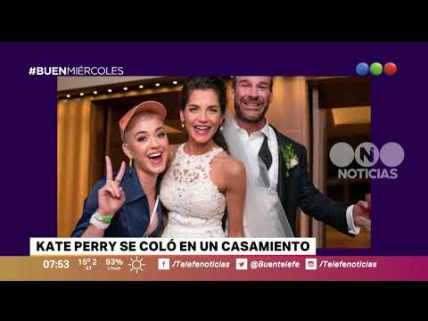 Katy Perry se coló en un casamiento – Buen Telefe