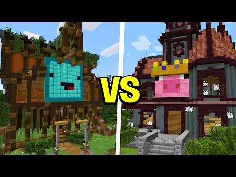 Technoblade VS Skeppy: Build Battle Competition - Minecraft