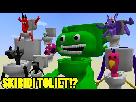 GARTEN OF BANBAN Becomes SKIBIDI TOILET!?... Monster School