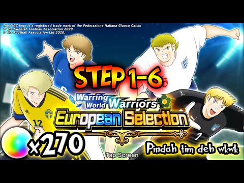STEP 1-6 EURO SELECTION!! 🌍🔥 Captain Tsubasa Dream Team: LEVIN, ZINO, GENTILE, & ROBSON (INDONESIA)