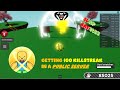 GETTING 100 KILLSTREAK IN A PUBLIC SERVER SO CLOSE TO 250 KILLSTREAK Roblox Slap Battles