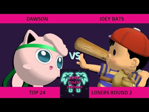 Dawson (Jigglypuff) vs. Joey Bats (Ness) - ECF 176 Top 24 Losers Round 2 SSBM