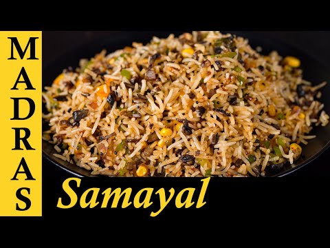 Mushroom Rice Recipe in Tamil | Mushroom Variety Rice Recipe in Tamil