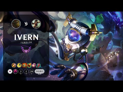 Ivern Jungle vs Nidalee - KR Master Patch 13.8