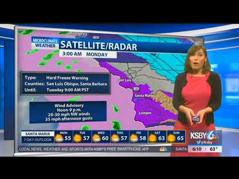 Monday Daybreak Weather February 19, 2018