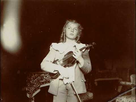 Florizel von Reuter (1890-1985) performs Paganini Caprice No.21