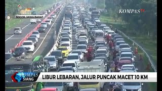 Libur Lebaran, Jalur Puncak Macet Sepanjang 10 Km
