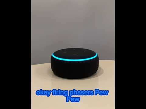 Can Alexa fire phasers?