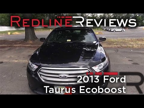 2013 Ford Taurus Ecoboost Review, Walkaround, Start Up, Test Drive