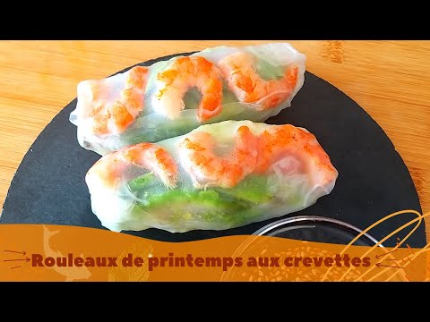 Rouleaux de printemps aux crevettes