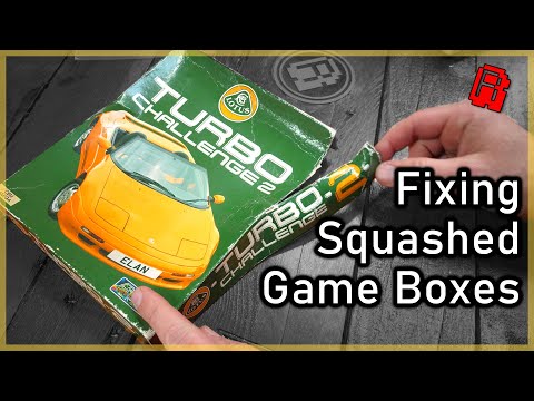 Repairing Crushed Big Box Games with the "Retro Hot Plate"