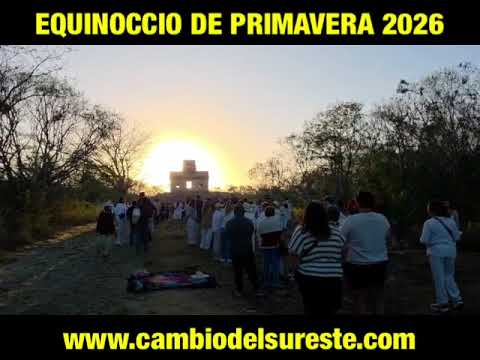 ¡MAGIA TOTAL! ASÍ ENTRÓ EL SOL EN DZIBILCHALTÚN