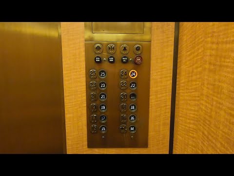 Amazing Vintage Otis Traction Elevators at Main Place Tower, Buffalo, NY