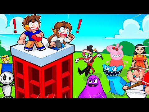 CONSTRUA UMA TORRE para SOBREVIVER no Roblox!