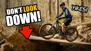 Tips to help you conquer difficult skinnies on your mountain bike