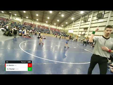 63 Lbs Champ. Round 2 - Kevin Packer, Upper Valley Aces Wresstling Vs Austin Garcia, Suples Wrestl