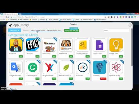 Adding Apps Classlink