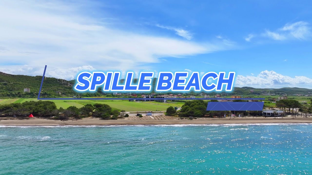 Video thumbnail Spille Beach - investment land by the sea in Albania