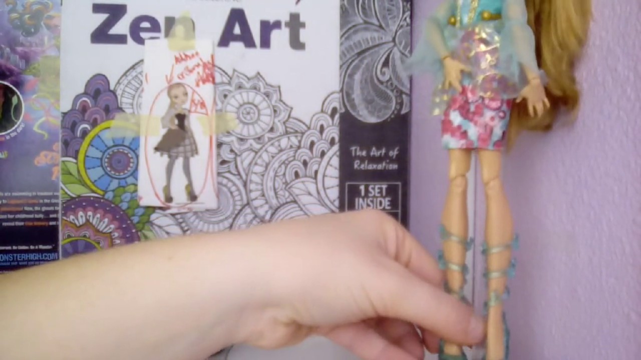 Ever after high background character custom part 1