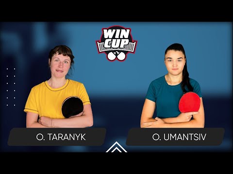 13:30 Olena Taranyk - Olha Umantsiv West 3 WIN CUP 02.02.2024 | TABLE TENNIS WINCUP
