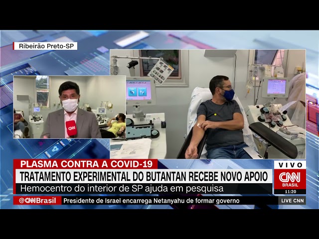 Butantan recebe plasma de hospitais de Ribeirão Preto em testes contra Covid-19