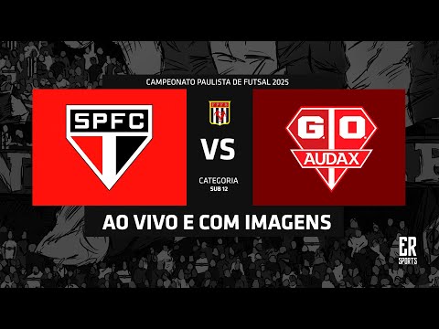 São Paulo x Audax - SUB 12 | 01/11/2025 | AO VIVO | Quartas de Final | Campeonato Paulista | Ouro