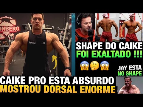 CAIKE MOSTRA DORSAL ATUAL GIGANTE - CARIANI, RAMON E ZANCA ELOGIAM CAIKE + JAY CUTLER SHAPE ATUAL