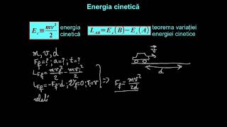 Energia cinetică. Energia potenţială gravitaţională şi elastică.