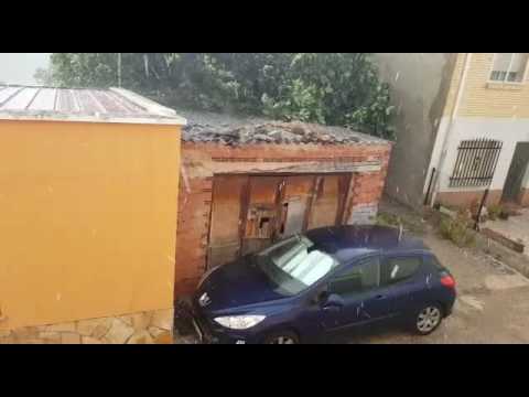 Granizada en Villaverde de Rioja ( la rioja)