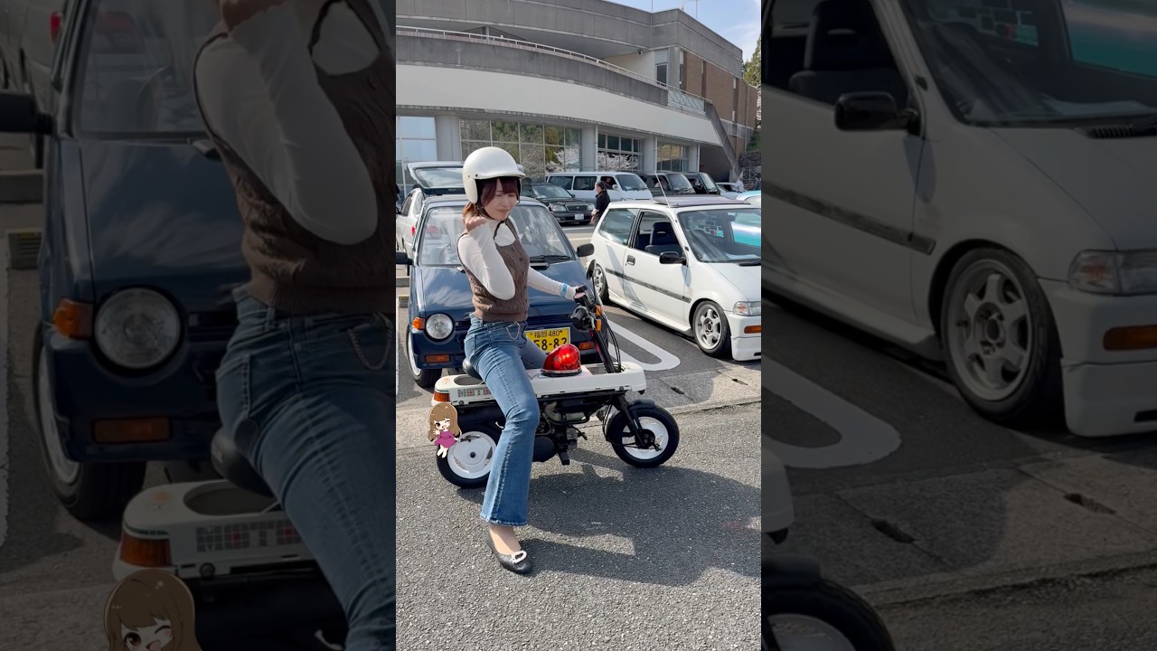 逮捕しちゃうぞ‼️レストアされた実動のモトコンポ