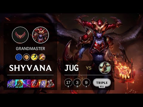 Shyvana Jungle vs Nidalee - EUW Grandmaster Patch 12.2