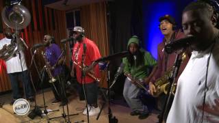 Hot 8 Brass Band performing "Keepin' It Funky" Live on KCRW