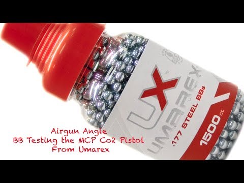 Airgun Angie BB Testing the MCP Co2 Pistol From Umarex