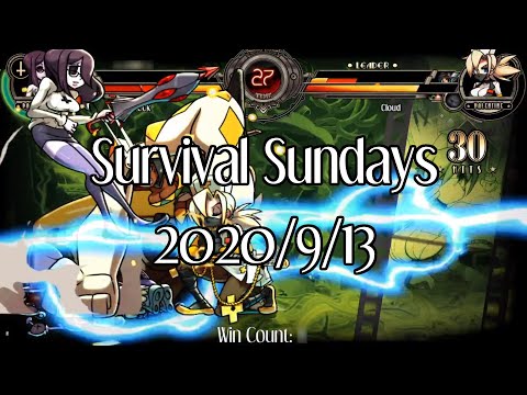 Almost The Shortest Winstreak of my Life - Skullgirls Survival Sundays 2020/9/13