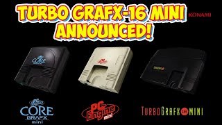 Turbo Grafx-16 & PC Engine Mini Announced!