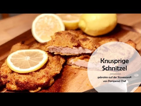 Knusprige Schnitzel von der Stoneware®️ von Pampered Chef®️ - "James", großer Ofenzauberer