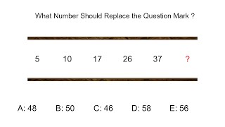 Number Pattern | Can you find what number the question mark is?