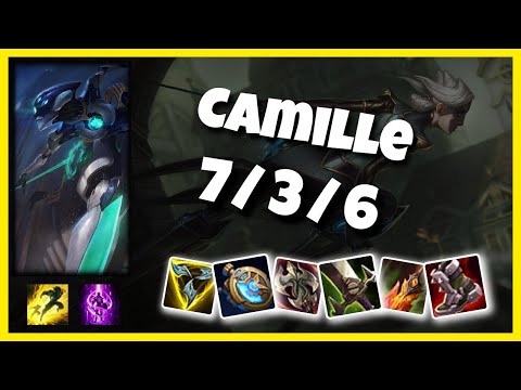Camille vs Fiora EU Challenger TOP (7/3/6) Gameplay Replay - Patch 10.24