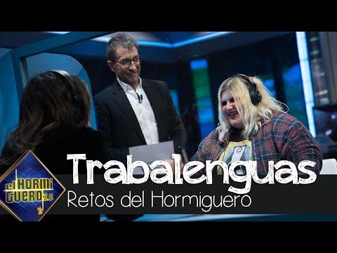 Esty Quesada averigua a la primera el trabalenguas de Nuria Roca - El Hormiguero 3.0